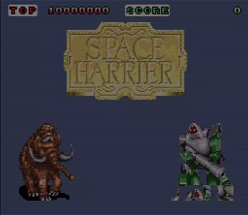 Image n° 4 - screenshots  : Space Harrier